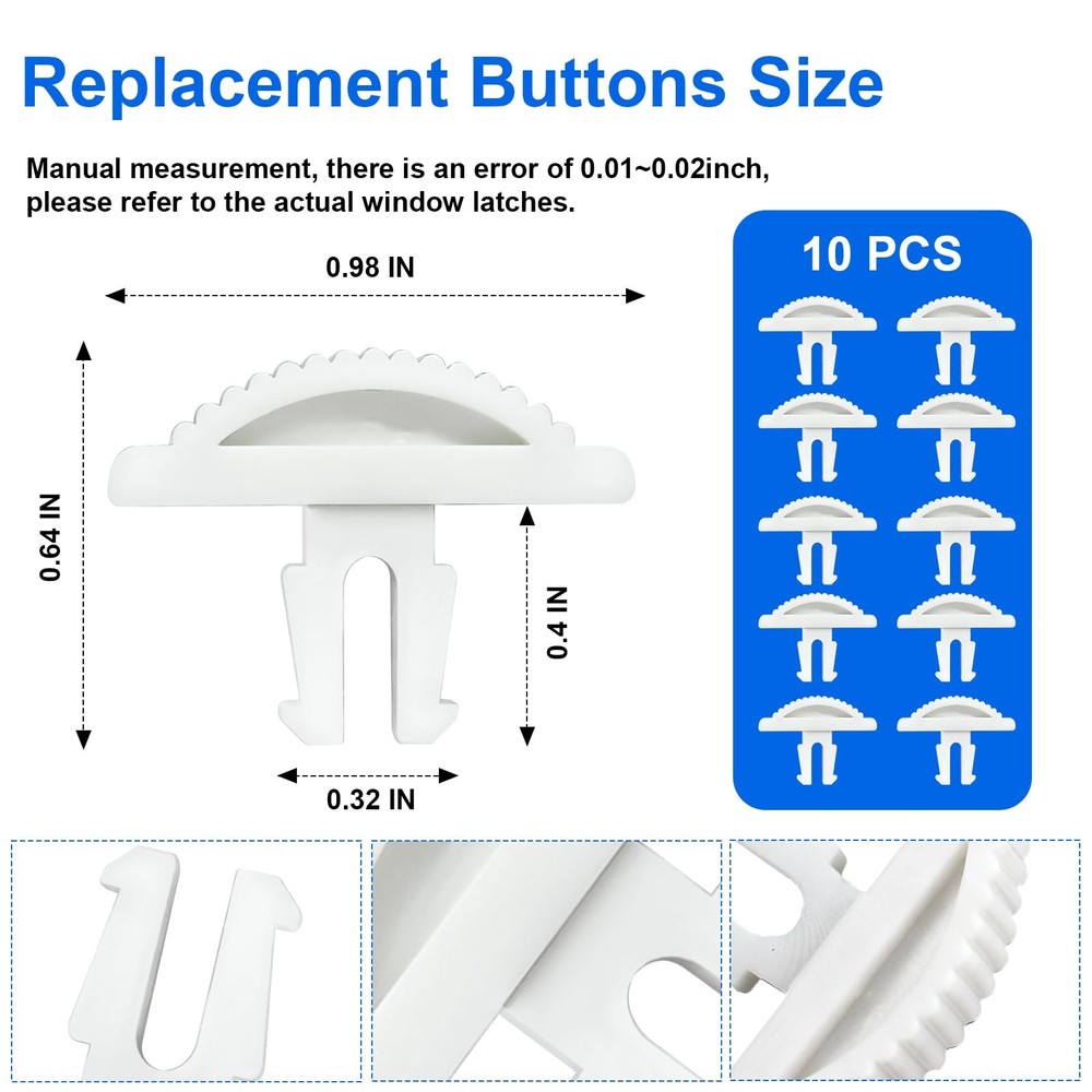 Window Latches Replacement Compatible with Eze Breeze Windows,
