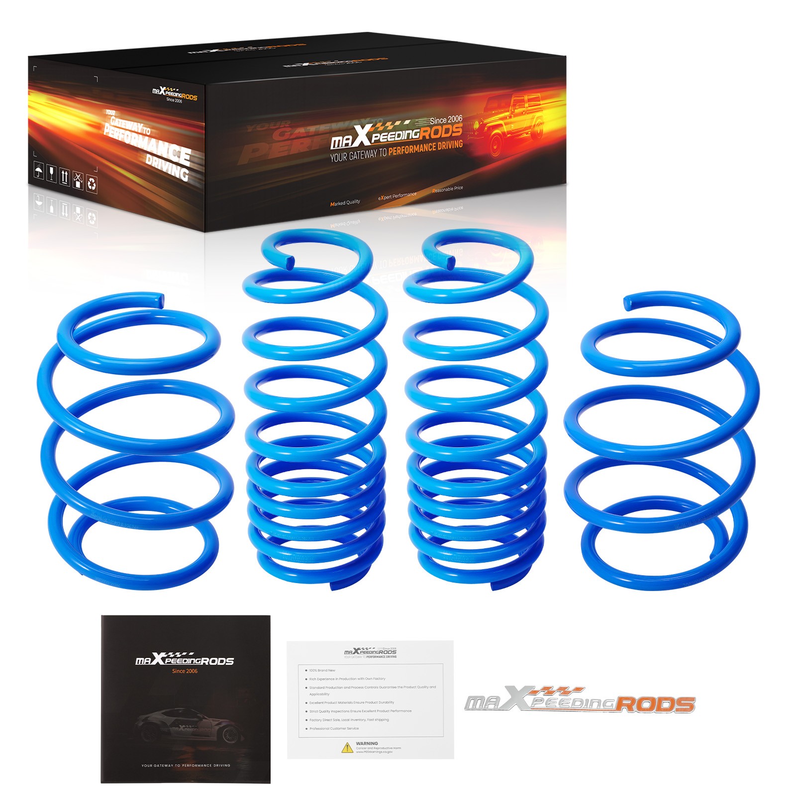 MaXpeedingrods Lowering Springs For Honda Civic FC / FK 2DR / 4DR / 5 DR 16-24