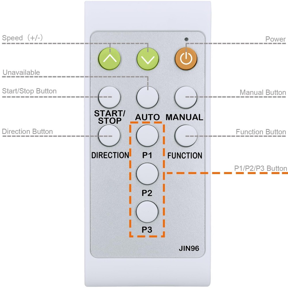 Replacement Remote Control for Ellipse Same with remote, remote