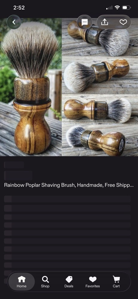The Crazy Badger Shaving Brush
