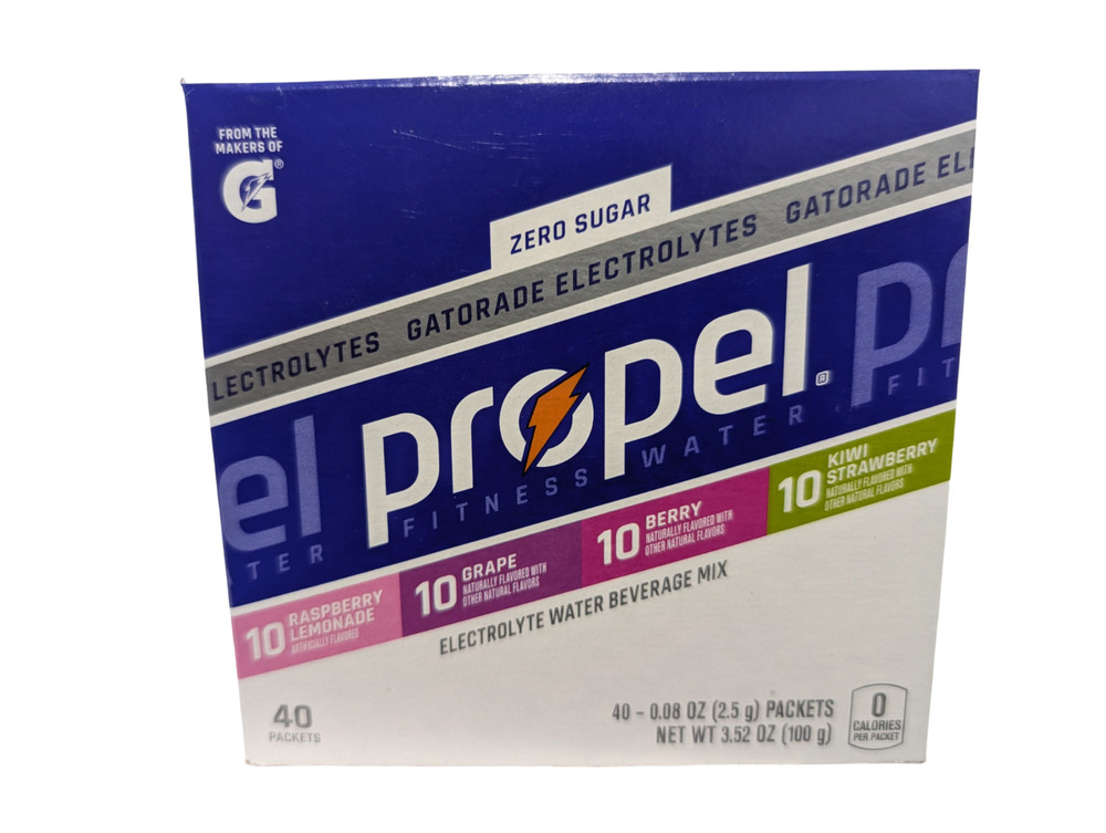 Propel Gatorade Electrolytes Powder Variety Pack, 40 Packets