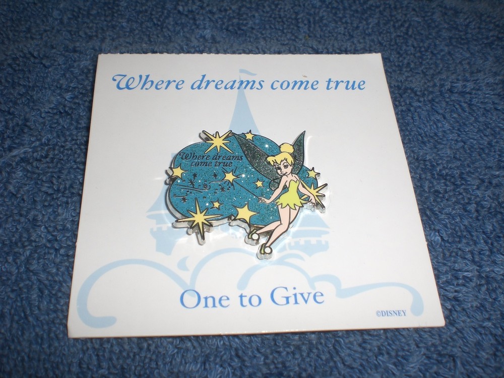Disney Where Dreams Come True Peter Pan TINKER BELL PIXIE DUST Version #3  Pin