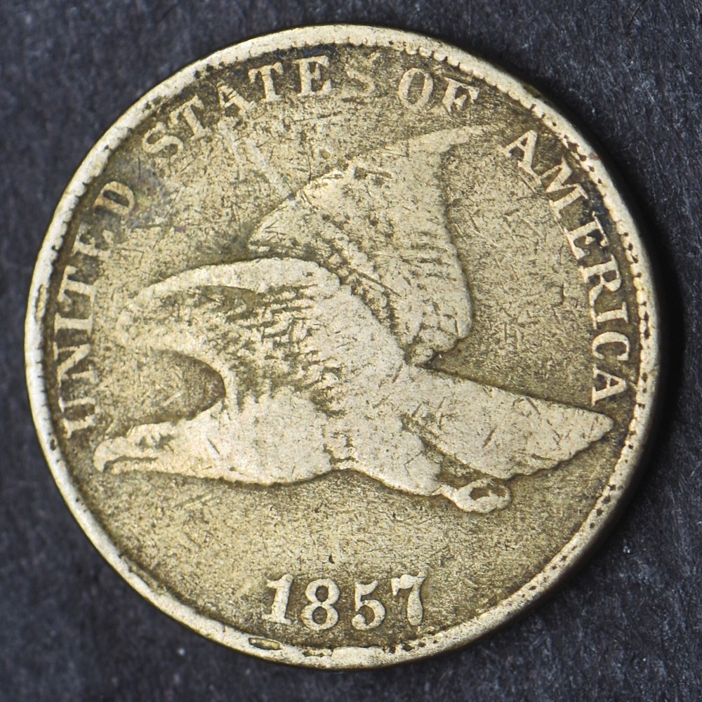 1857 Flying Eagle Cent 1C - COINGIANTS -