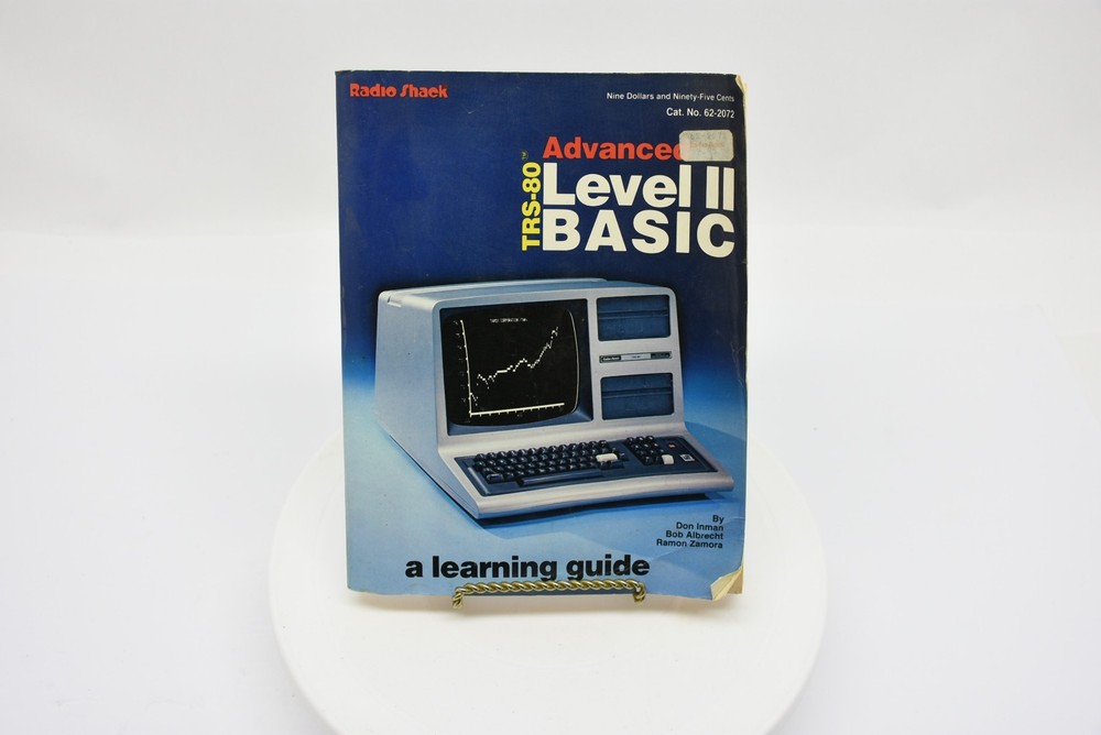 1981 RadioShack TRS-80 Advanced Level II BASIC A Learning Guide Cat No 62-2072