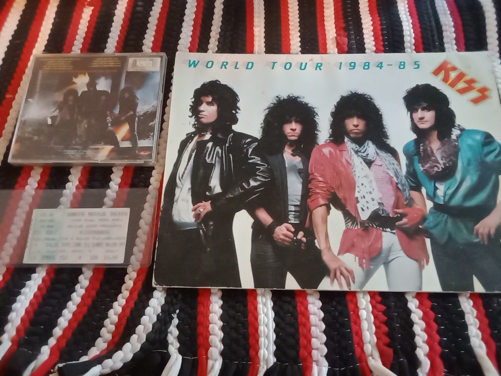 Kiss 💋 Ticket Stub History Animalize Tour 1-11-85, Fort Lauderdale FL, &Krokus