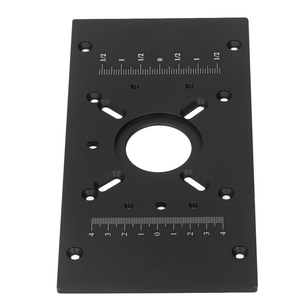 Router Table Insert Plate Lift System Base Board Accessory For Woodworking Black