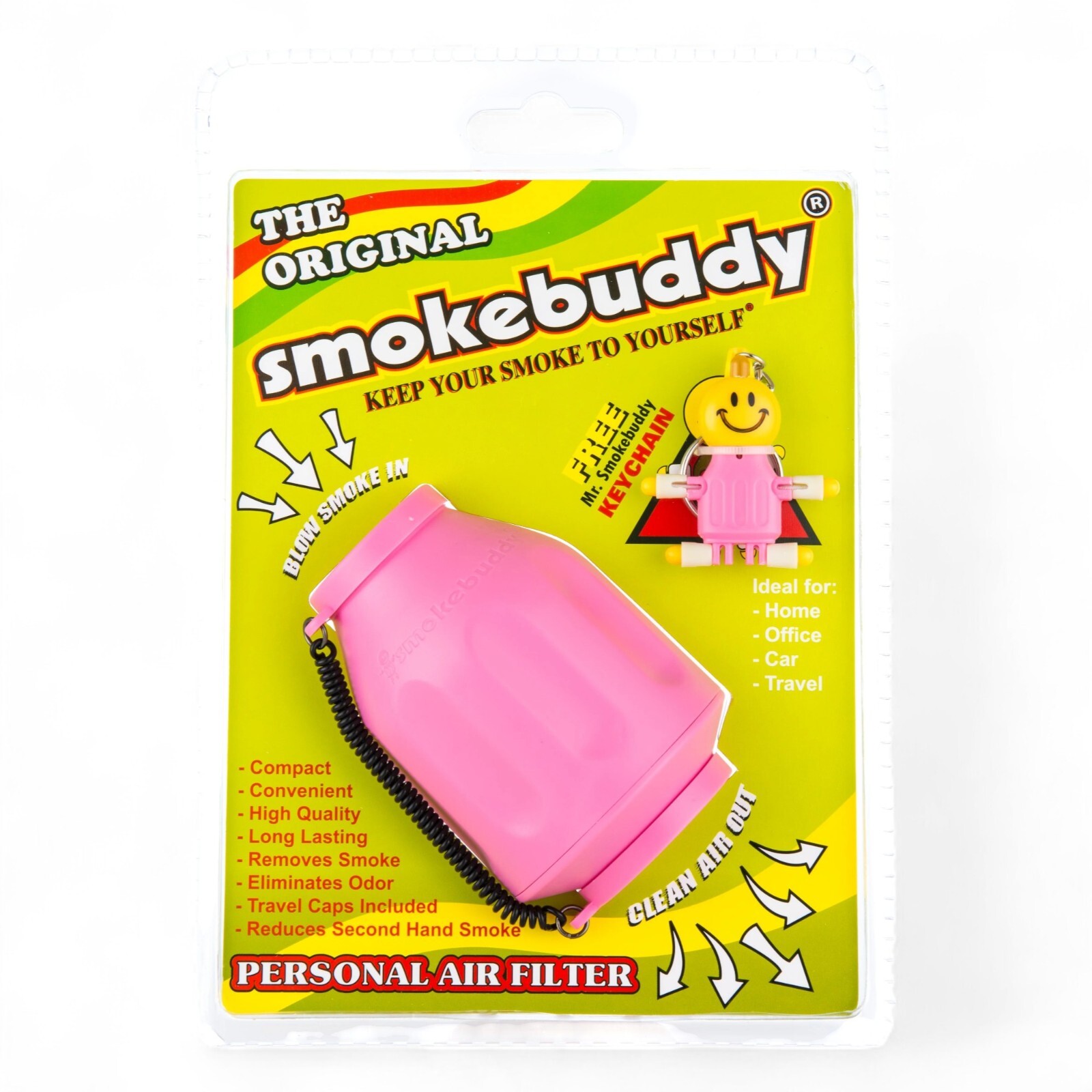 Smoke Buddy The Original PERSONAL AIR FILTER w/ FREE Keychain
