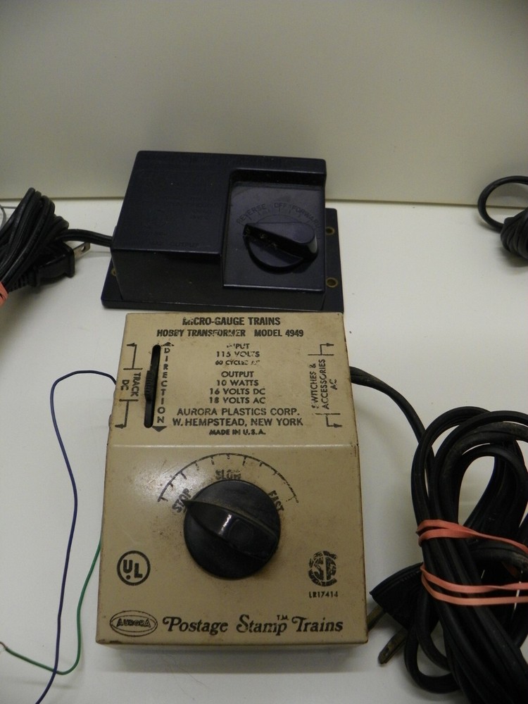 Vintage Assorted Model Train HO/N Gauge Power Supply Transformer's untested
