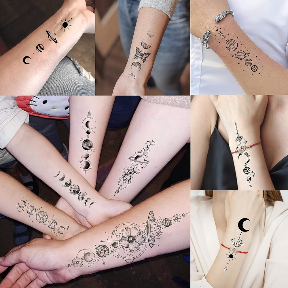 Outer Space Temporary Tattoos for All Ages