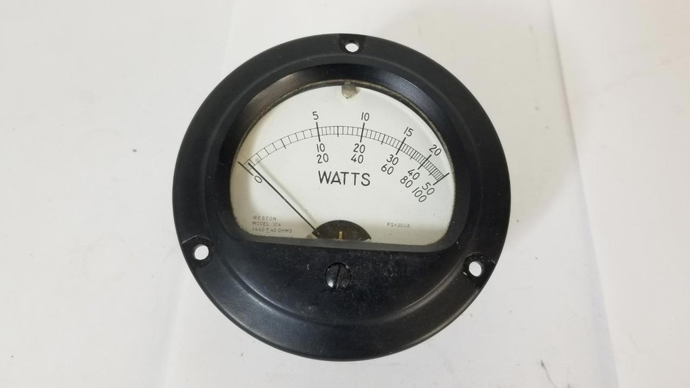 Weston 306 Meter for Bird Meters or Line Sections