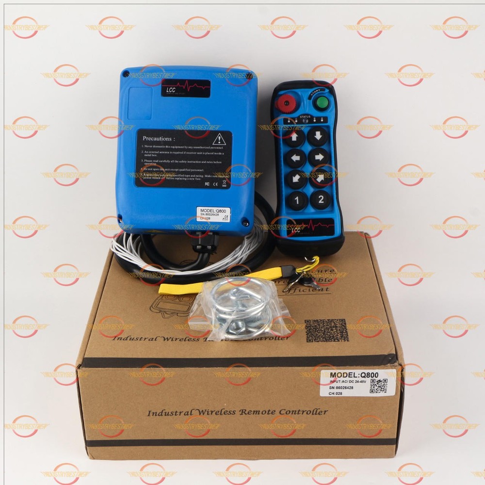 8Button Single Speed Hoist Crane Industrial Wireless Remote Control Single Q800