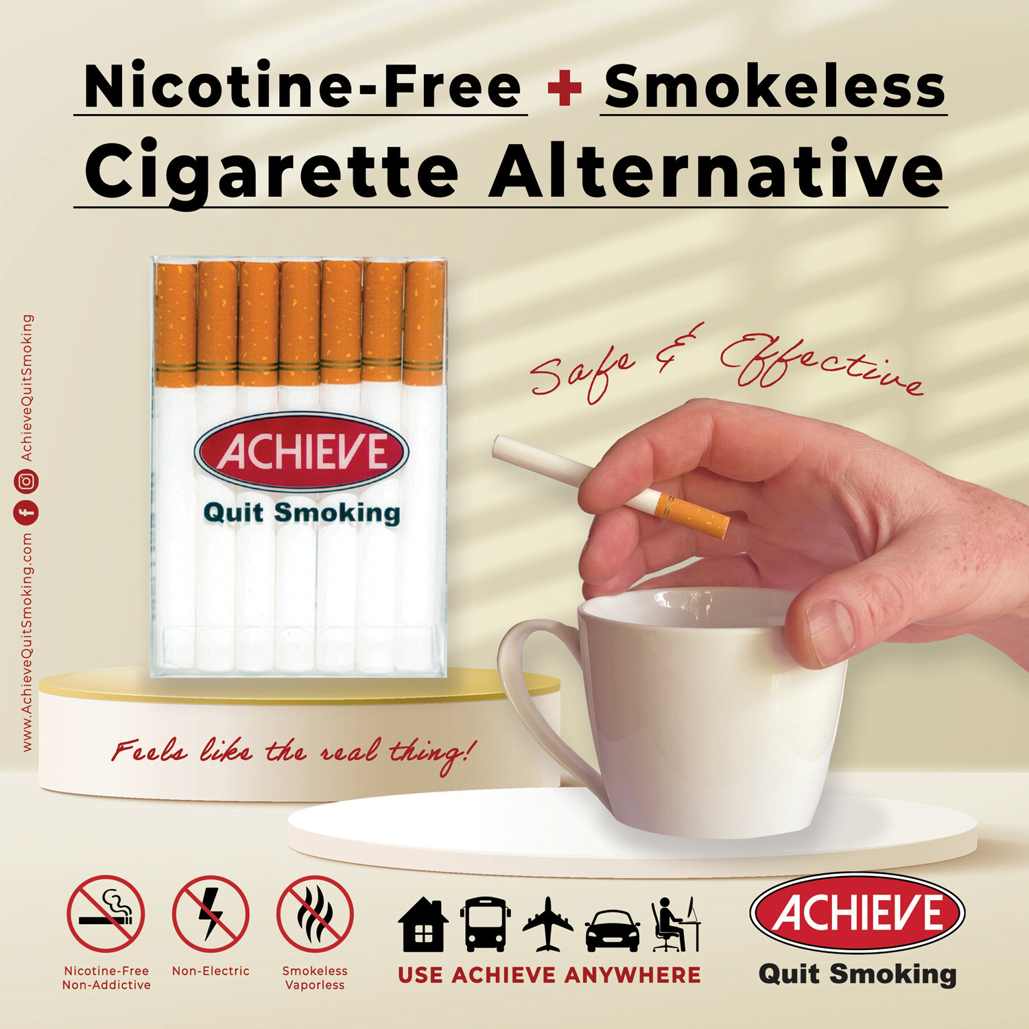 Achieve Quit Smoking Cigarette Substitute | Stop Smoking Aids that Work