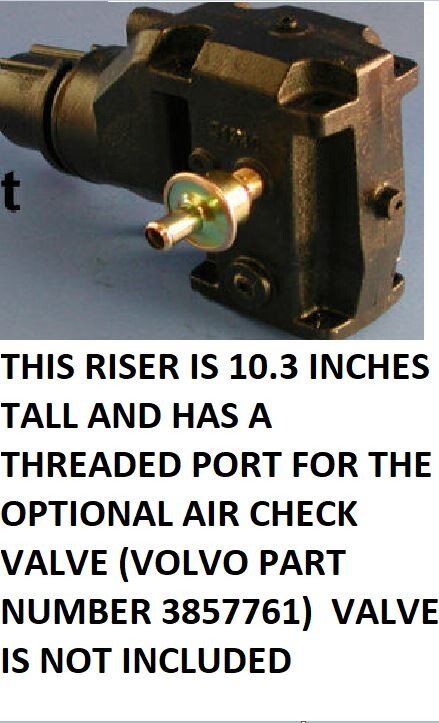 VOLVO PENTA EXHAUST RISER ELBOW 10.3 INCHES HEIGHT 2007-PRESENT 4.3L 5.0L 5.7L