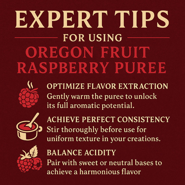 Oregon Fruit Oregon Fruit Raspberry Fruit Puree 11 lb.