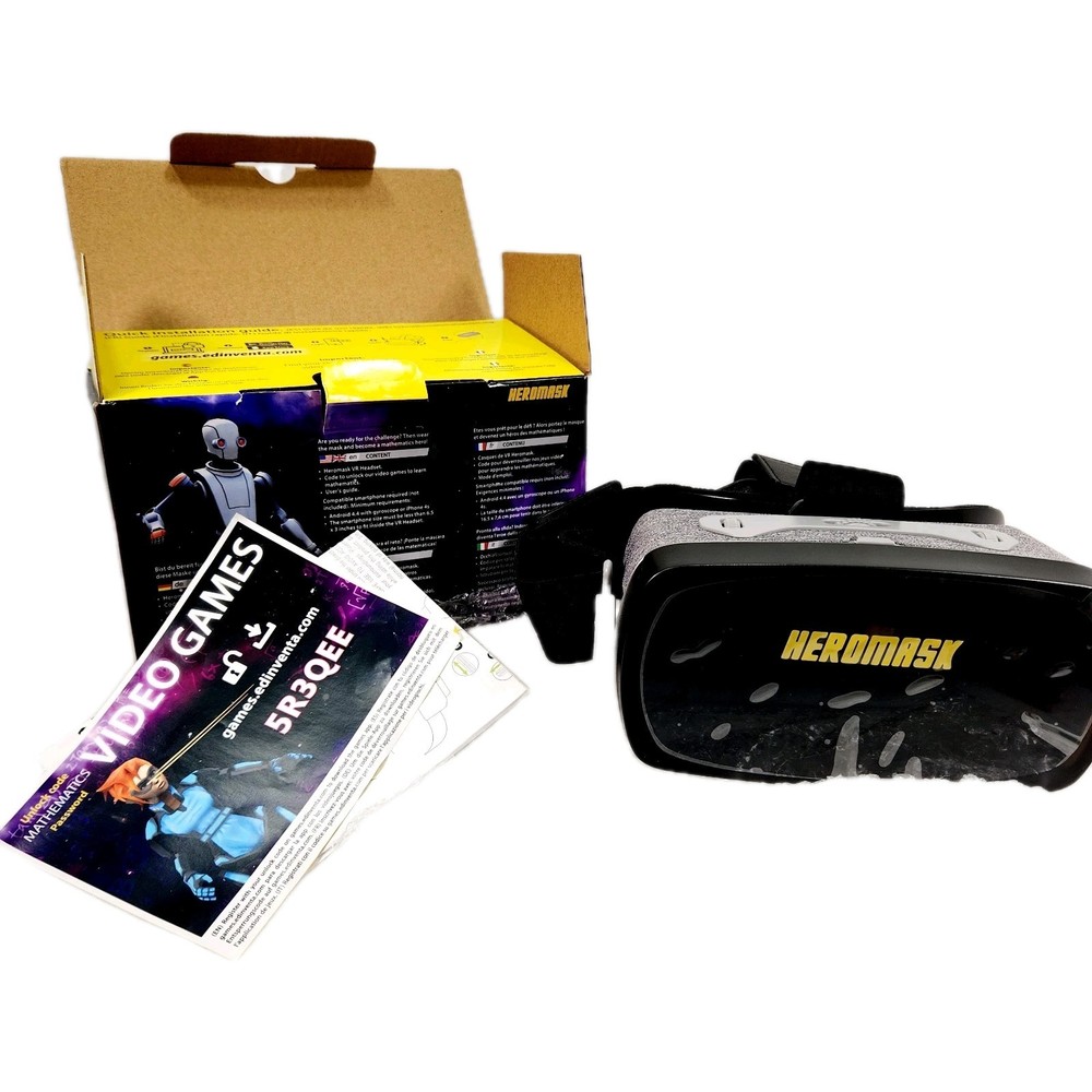 VR Headset + Math Games [Multiplication Subtraction etc] Virtual Games NOB