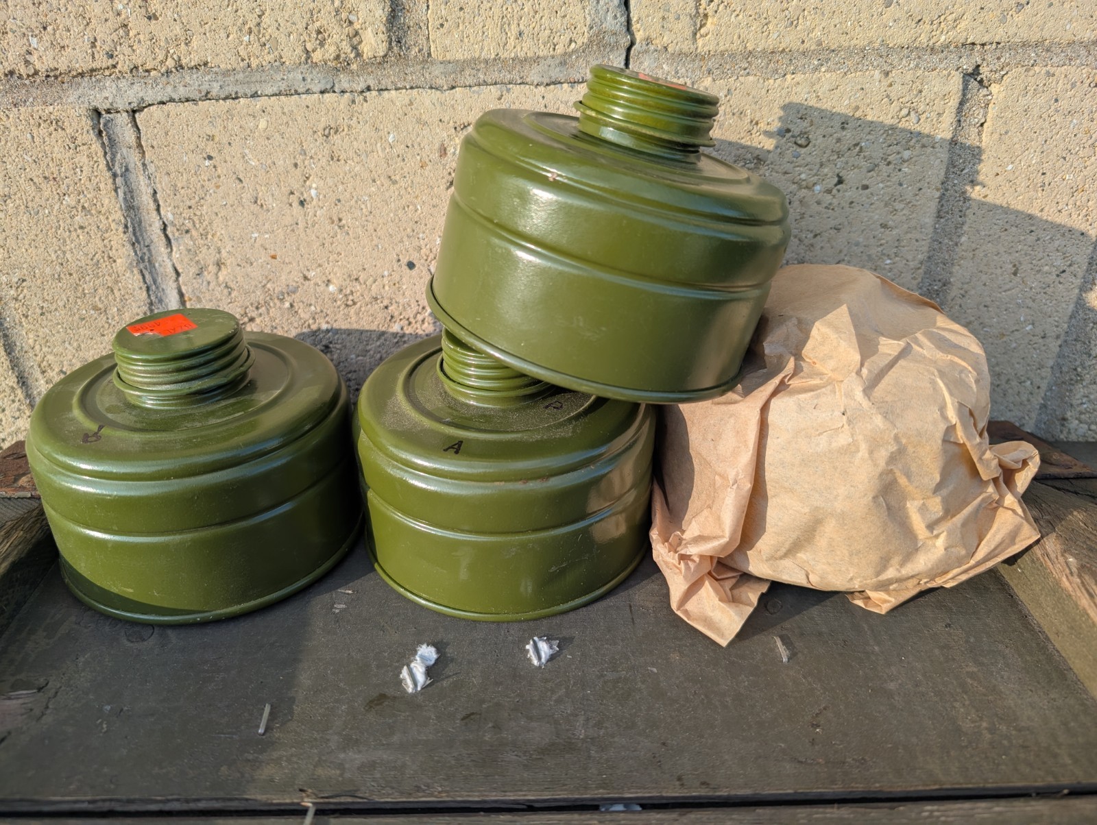 NOS 40mm Soviet Gas Mask filter