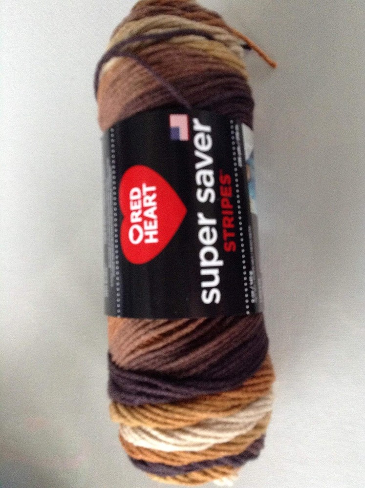Super Saver yarn, Latte Stripe