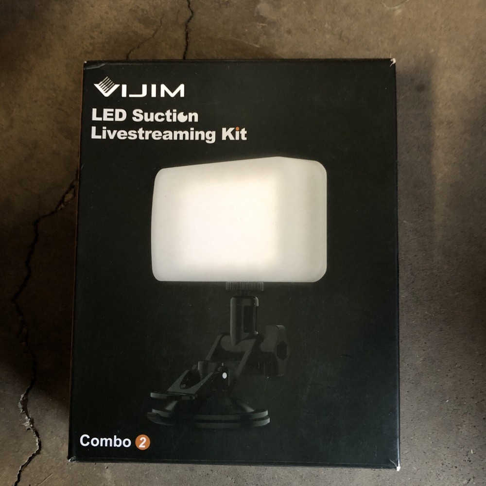 1 LED Tabletop Video Lighting Kit White Combo