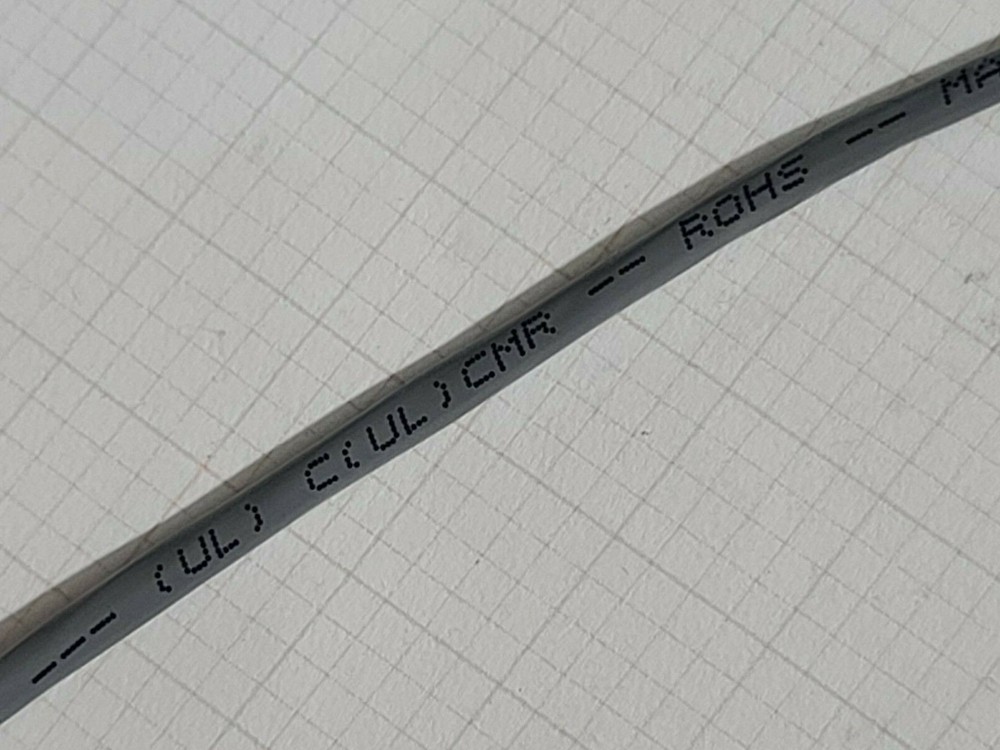 Carol E2004S 22/4C Shielded Communications/Security Cable Riser CMR Gray /100ft