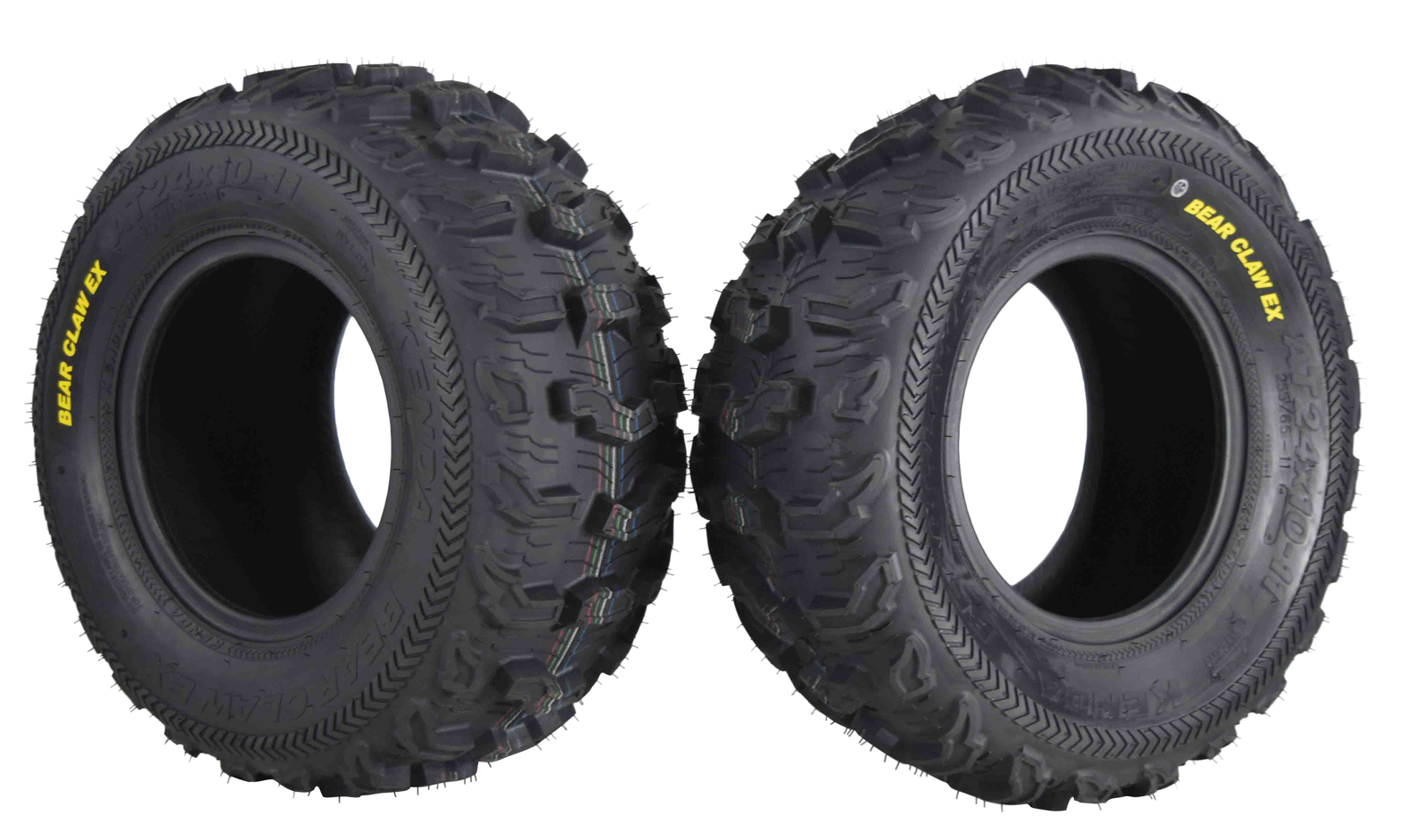 (4) New 24X8-11 24x10-11 Kenda Bear Claw EX ATV TIRES SET HONDA RANCHER 4X4 350