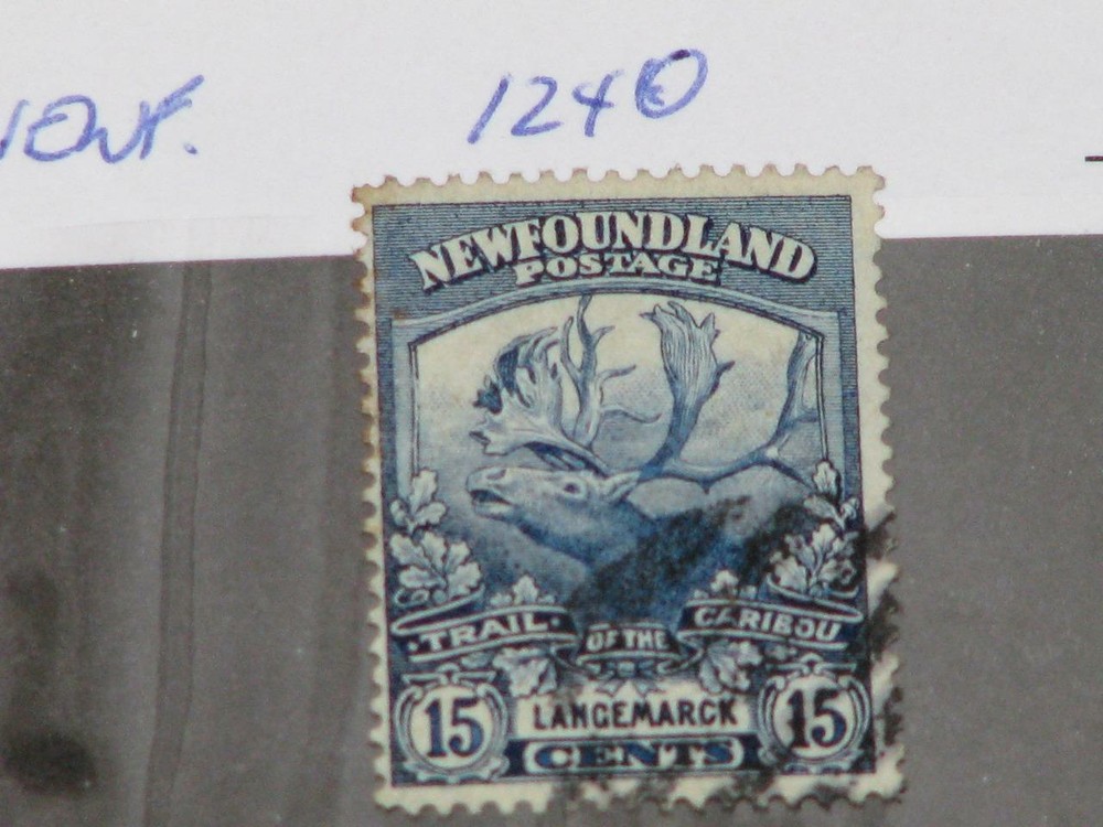 CANADA, NEWFOUNDLAND,SCOTT# 124, USED