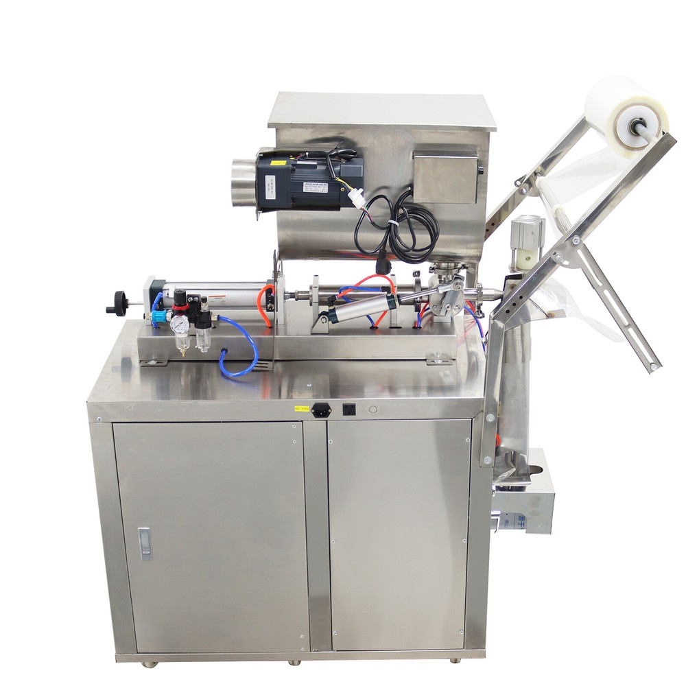30-300ml Automatic Quantitative Paste Filling Machine with Horizontal Mix Hopper