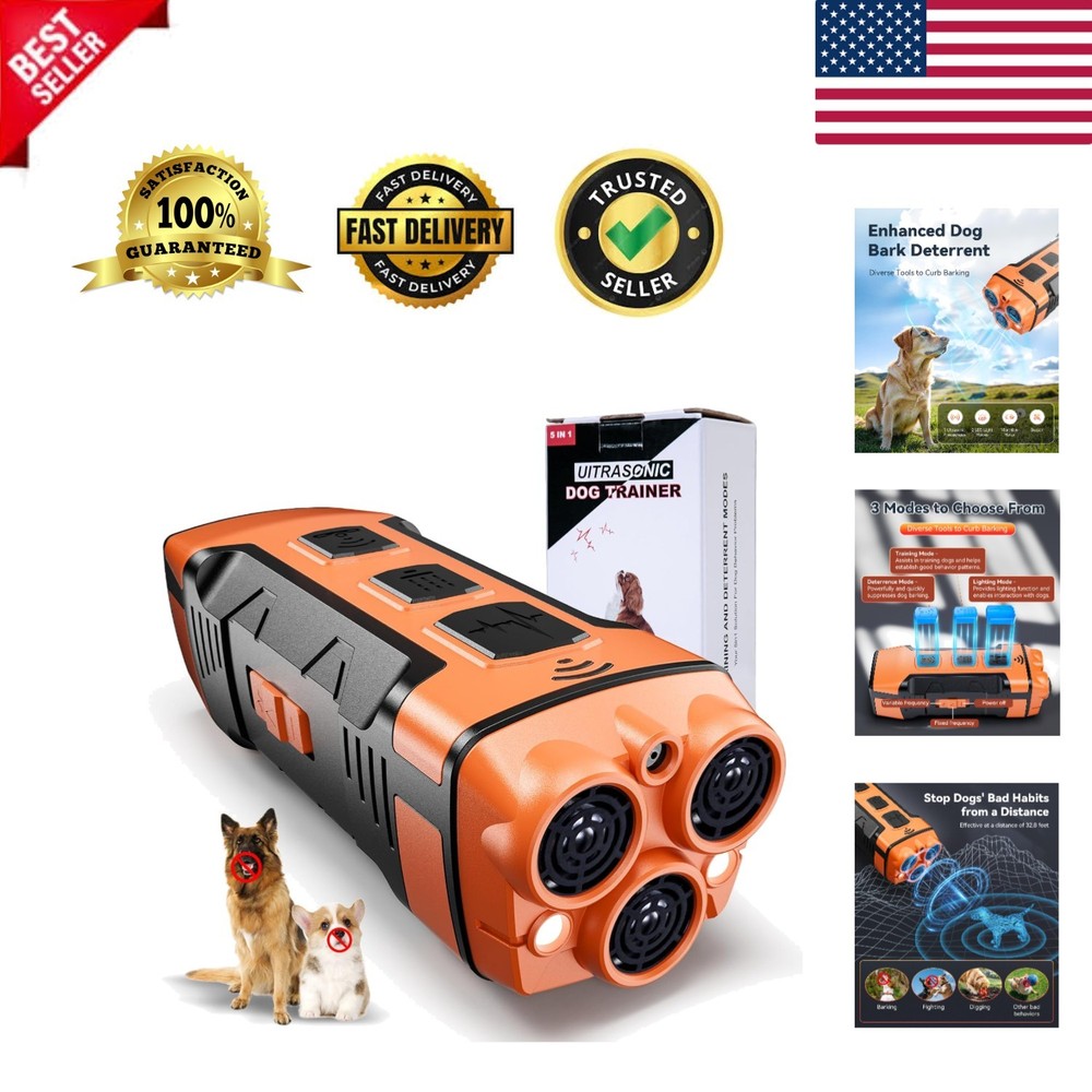 Variable Frequency Ultrasonic Dog Bark Deterrent - Efficient Behavior Corrector