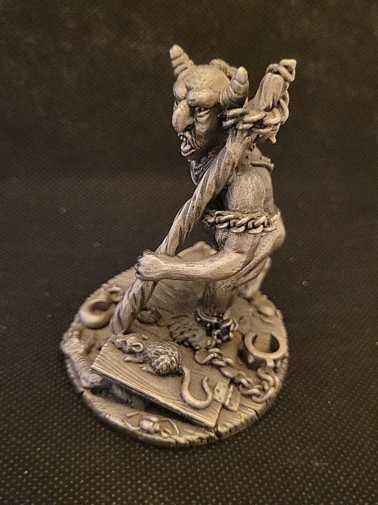 Dark Secrets 6216 Demon Jailer Pewter Figurine EUC