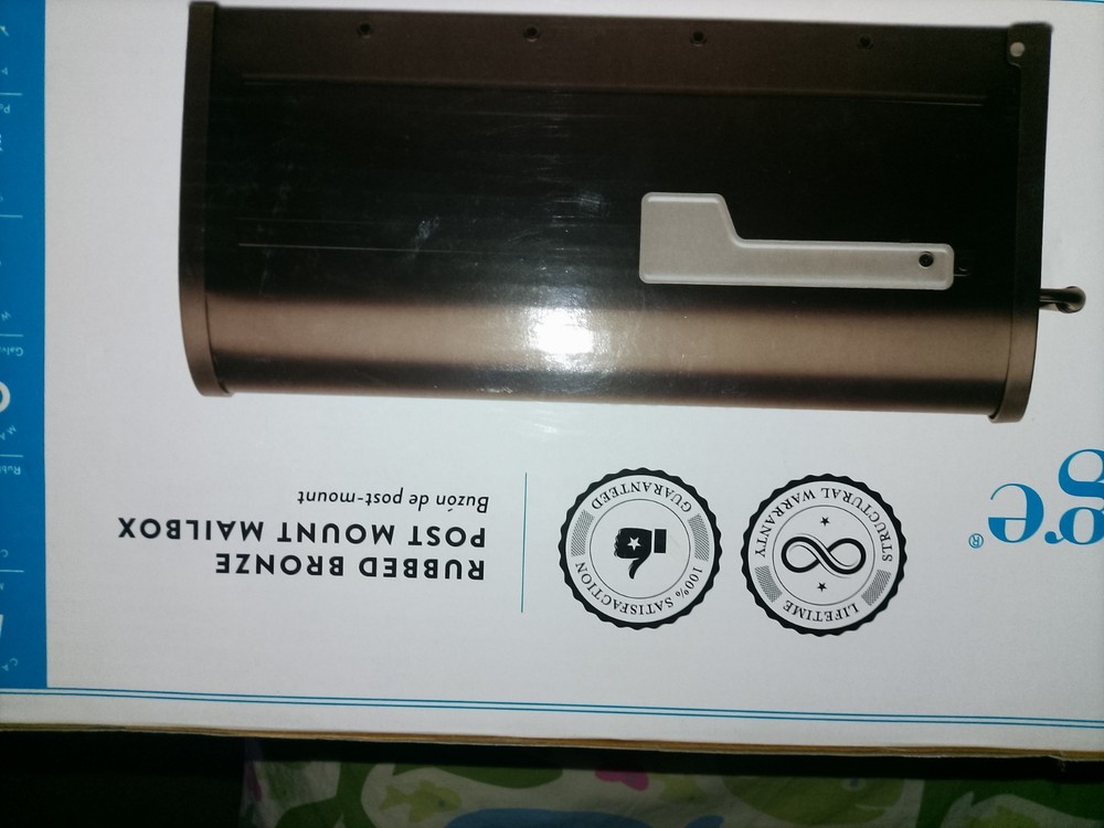 Architectural Mailboxes - Cambridge - Black Post Mount Mailbox