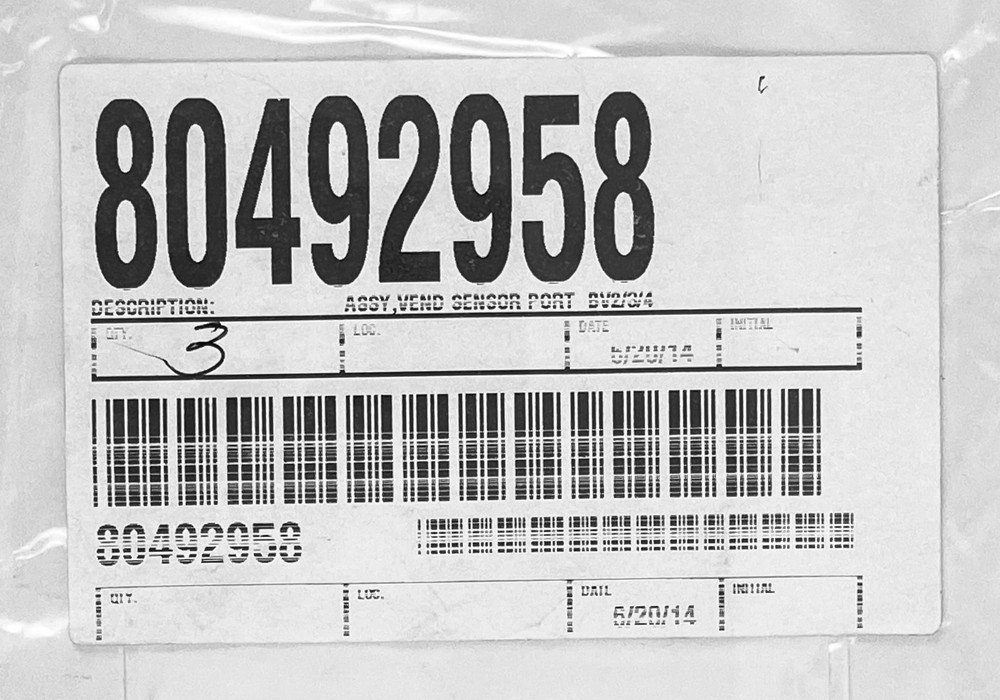 Dixie Narco 80492958 Vending Sensor Port Assembly BV 3-Pack