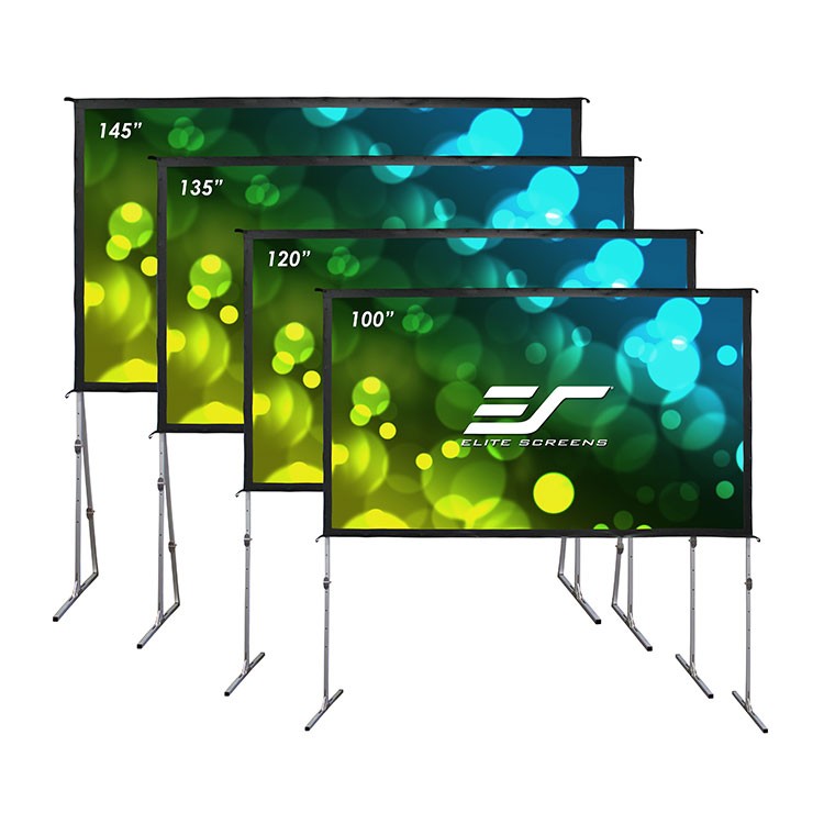 New Elite Screen Yard Master Plus Series 200" 8K 3D Screen Front Projection