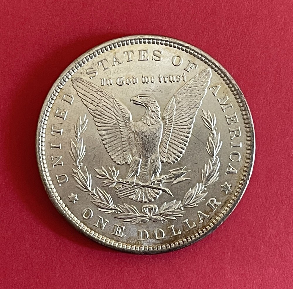 1900 P Morgan Silver Dollar, Choice to Gem Uncirculated