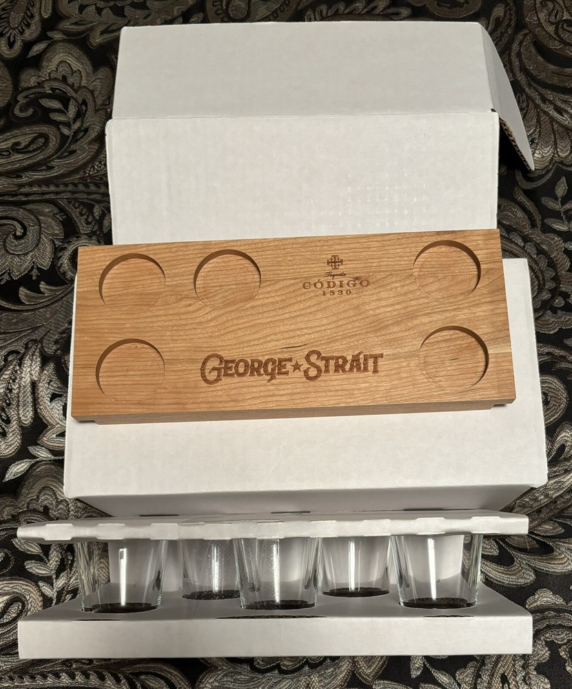 George Strait Shot Glasses