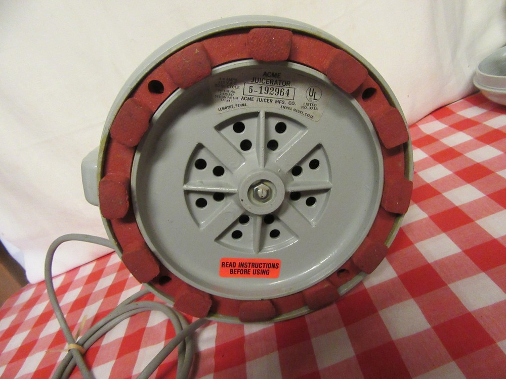 Acme Juicerator Base Motor - Model 5001 - Works!!