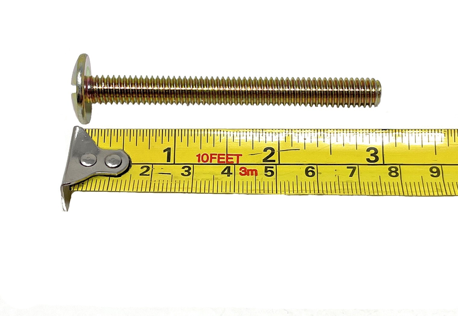 2Pcs Toilet Seat Screws, Steel Toilet Seat Hinge Bolts and Nuts Top Mount