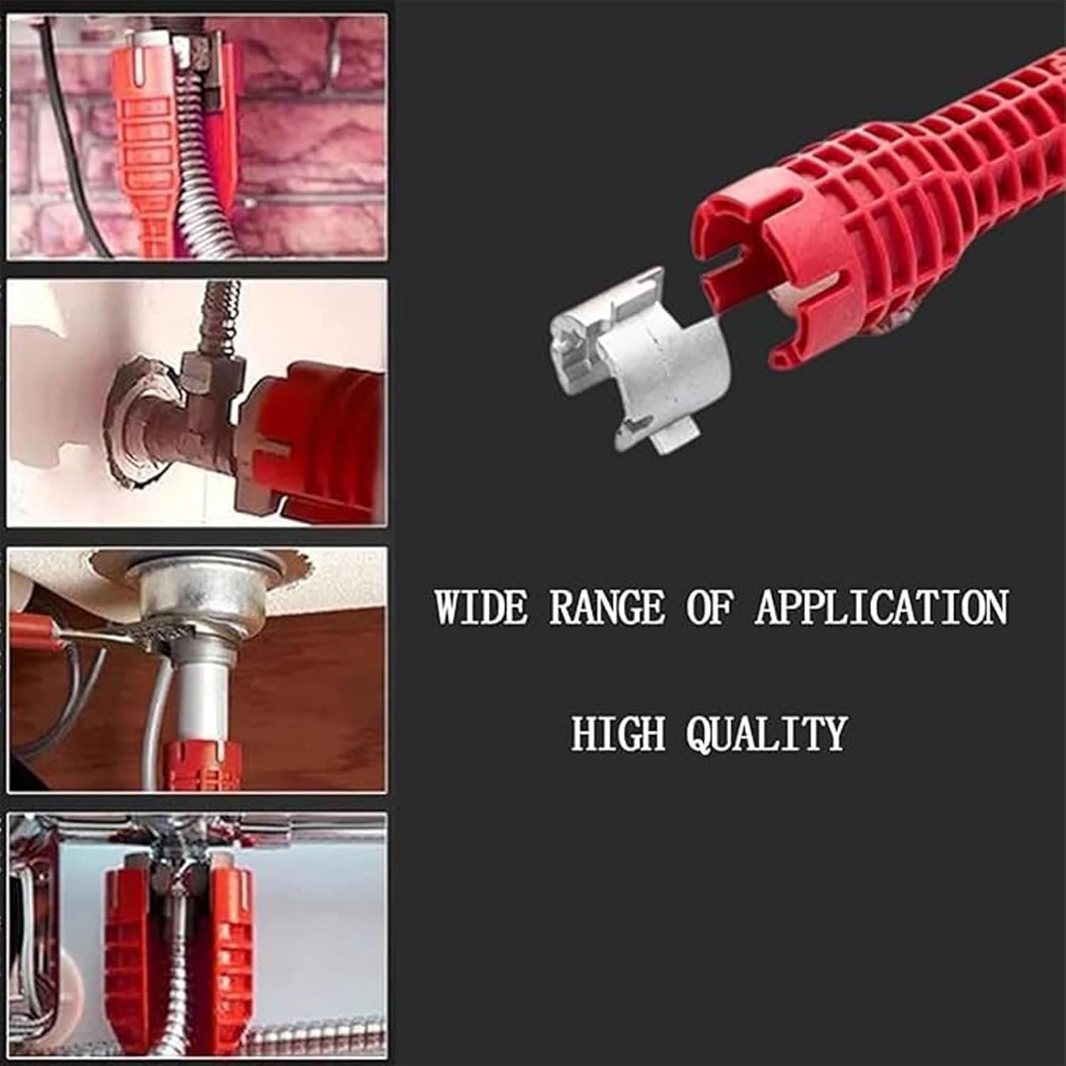 8 IN 1 Multi tool Faucet Sink Installer Pipe Wrench For Plumbers & Homeowners