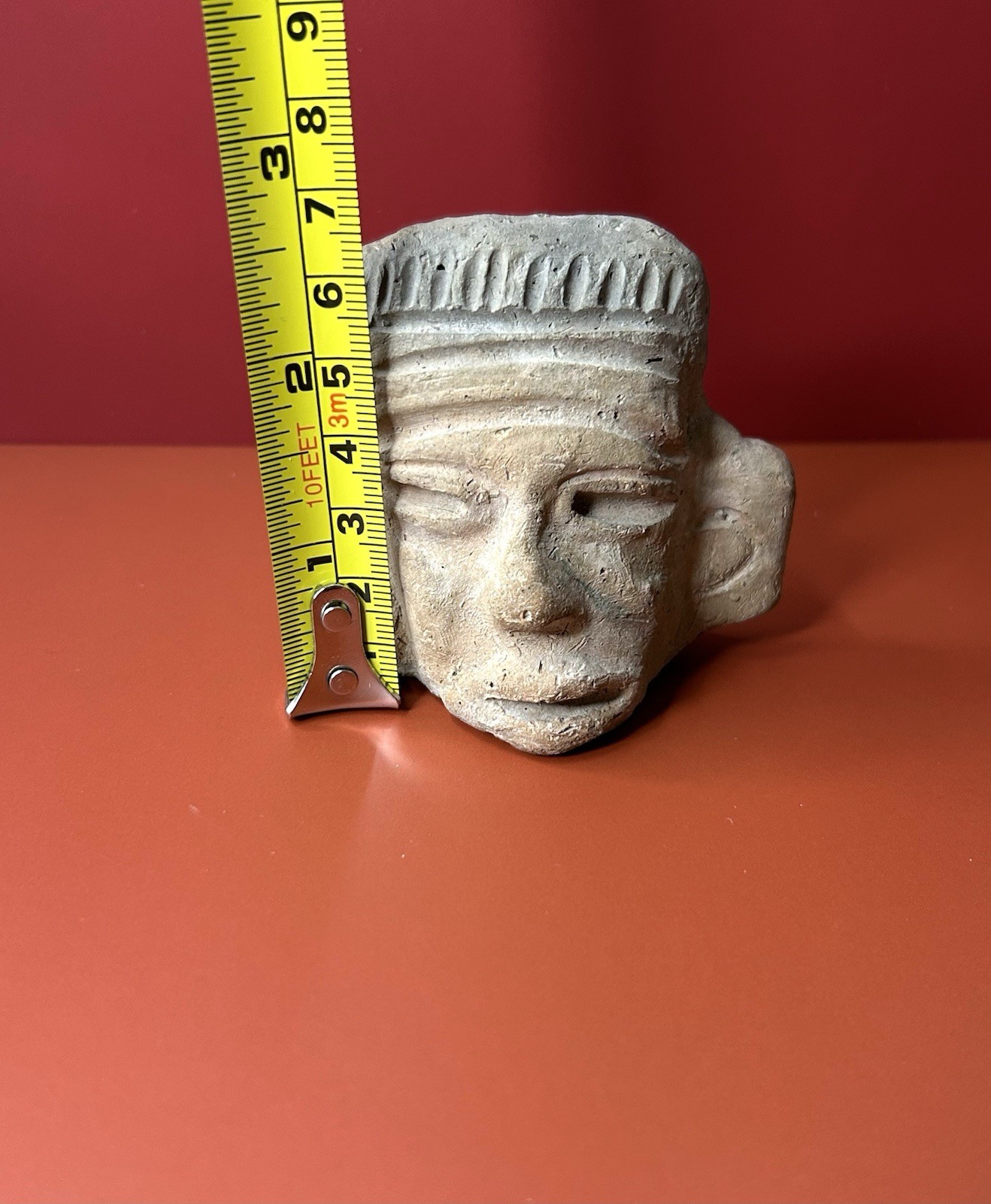 Ancient pre-Columbian Teotihuacan circa 500 A.D. Pottery Head