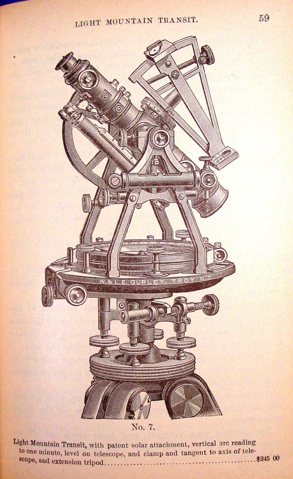 1889 Gurley Surveying & Drafting Insts. Catalog/Manual