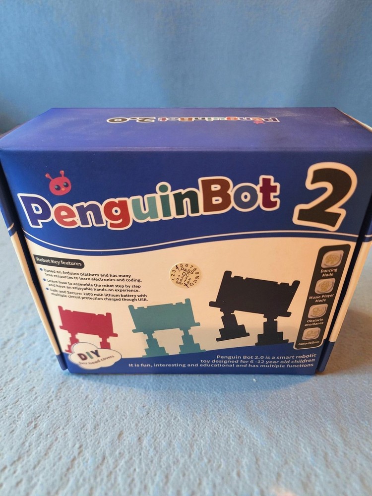 Elegoo Penguin Bot 2.0 Biped Robot Kit Arduino STEM Project Coding Toy Kids