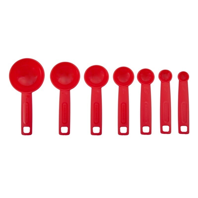 23 Piece Plastic Baking Set Red for Beginner &Professional Dishwasher Safe Red