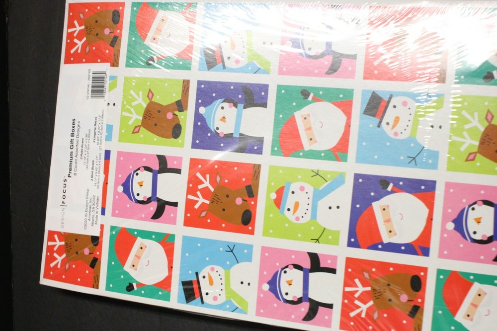 8 pack Box for Gift White Assorted Size Gift Wrap Packaging Boxes 8 Pack