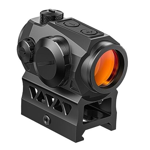 JackalHowl Sight,1x20mm 2MOA Red dot Motion Awake Scope Compact Optics Red Dot