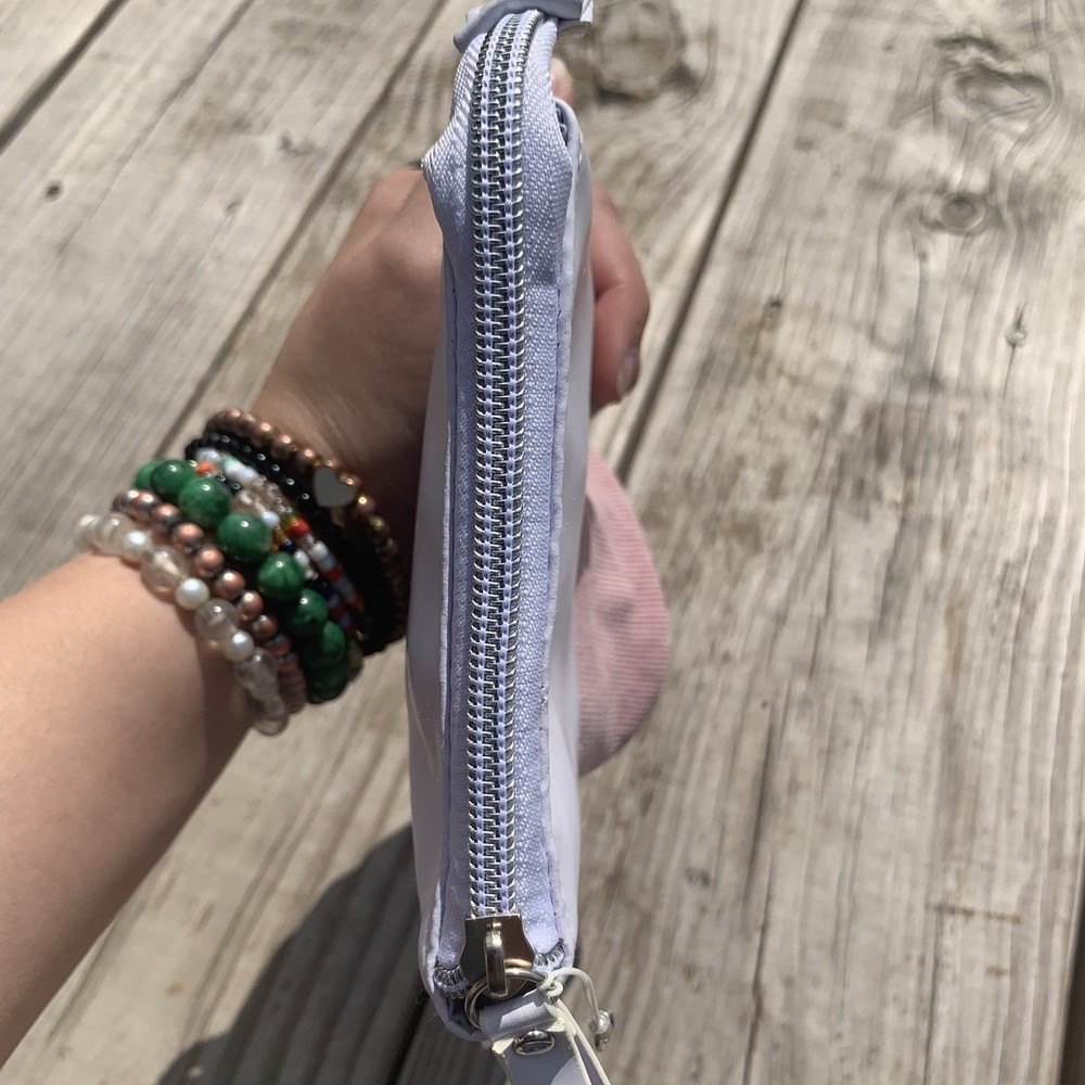 Pink And White Collapsable Pencil Pushcase