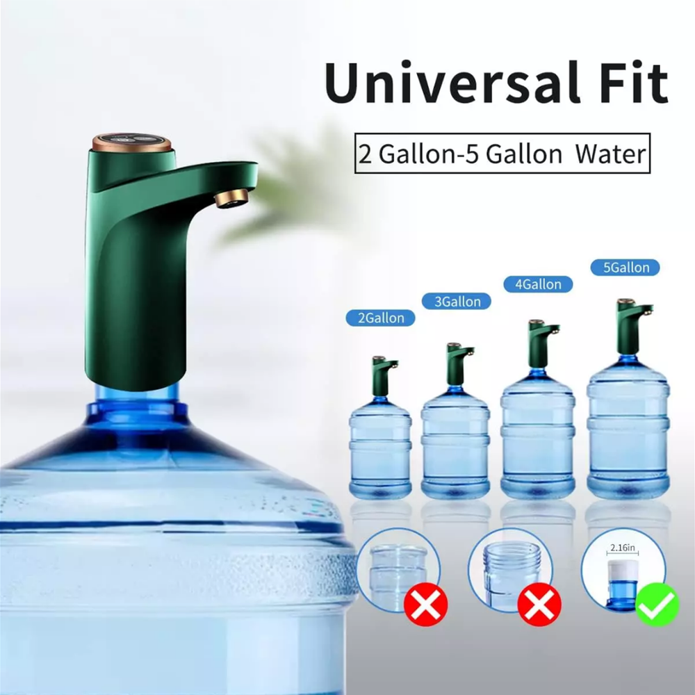 Water Bottle Switch Pump Electric Automatic Universal Jug Dispenser 5 Gallon USB
