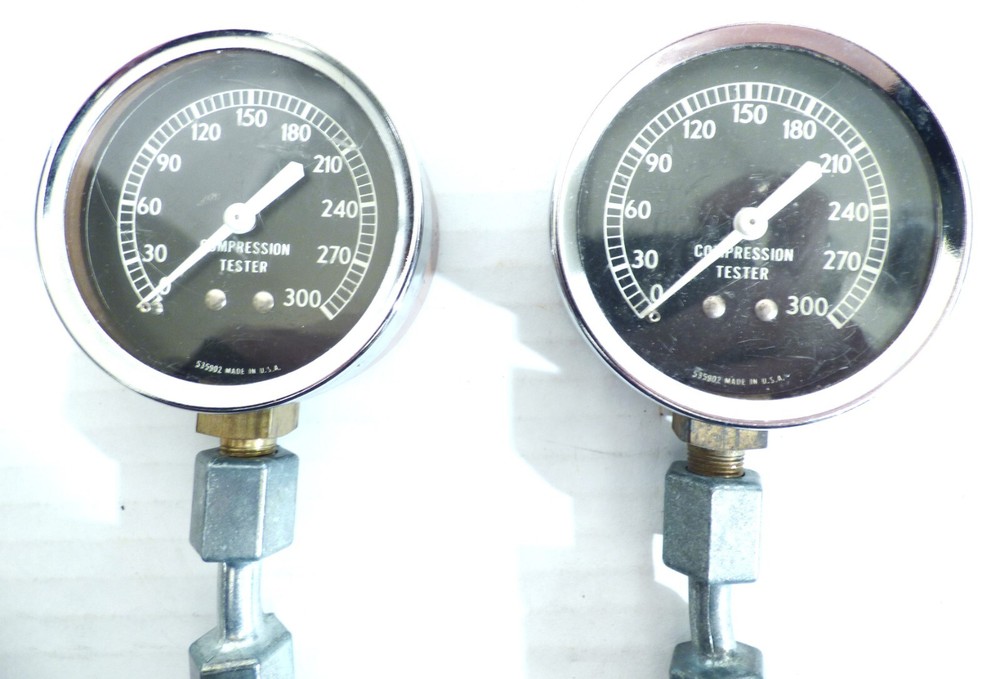 2 Vintage Compression Testers No 535902 USA