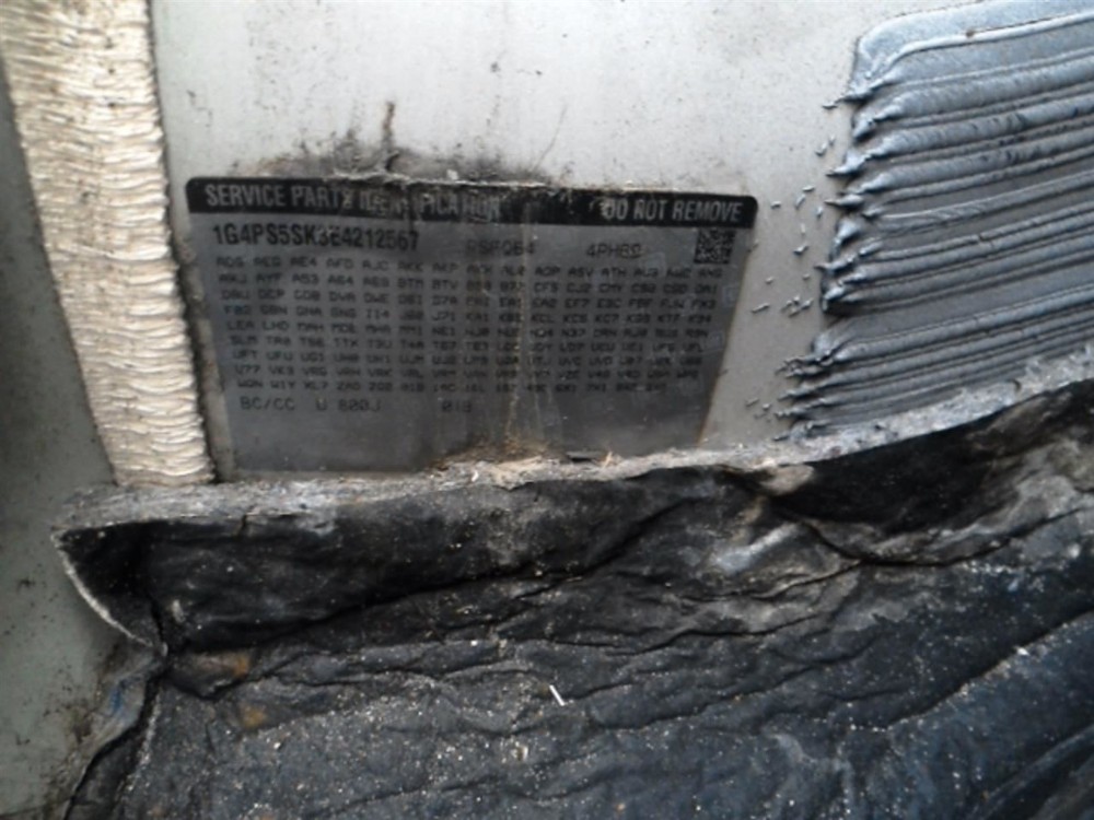 Driver Left Quarter Panel Fits 12-17 VERANO 104844630