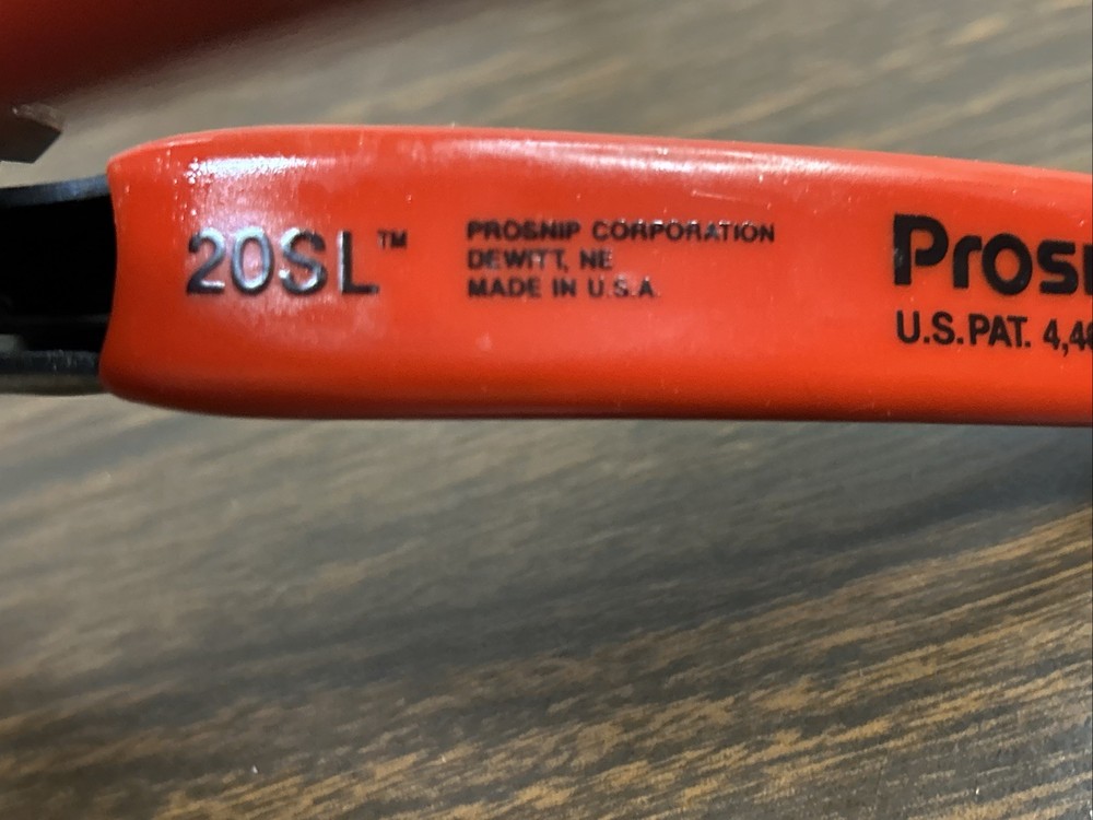 ProSnip Offset Tin Snips Left Cut W/Wire Cutter