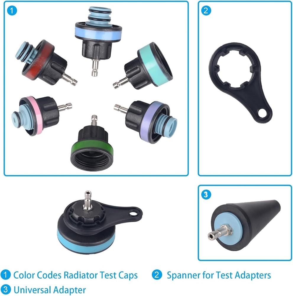 Professional Radiator Pressure Tester & Refill Kit