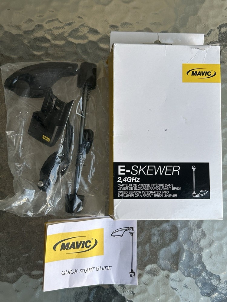 New! MAVIK E-SKEWER 2.4GHz (WIN) Speed Sensor Wheel Magnet + Bracket