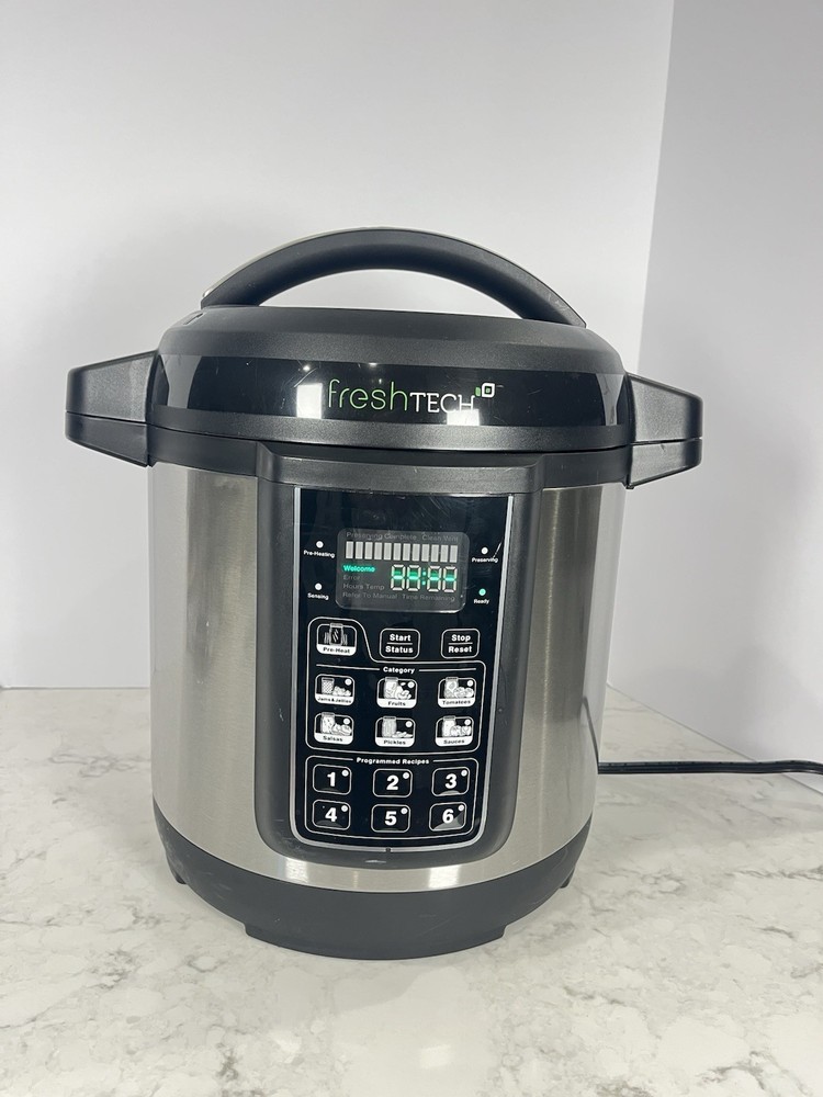 Ball FreshTech Automatic Home Canning System Silver Black